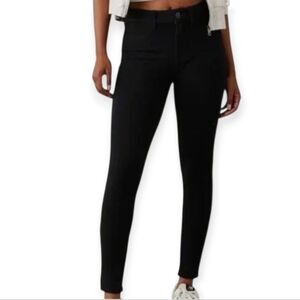 American Eagle Outfitters Next Level Stretch Black Denim High Rise Jeans